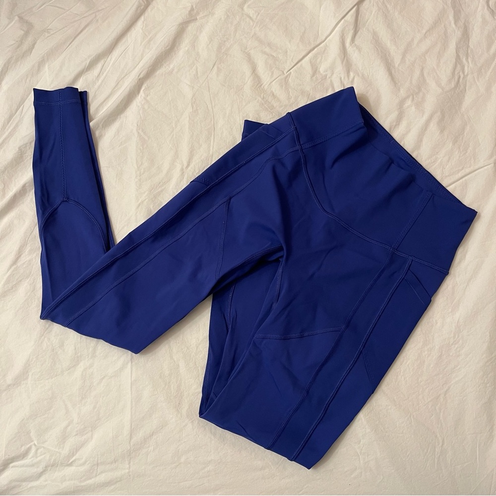 Lululemon High Waisted Structured Legging with Side Pockets